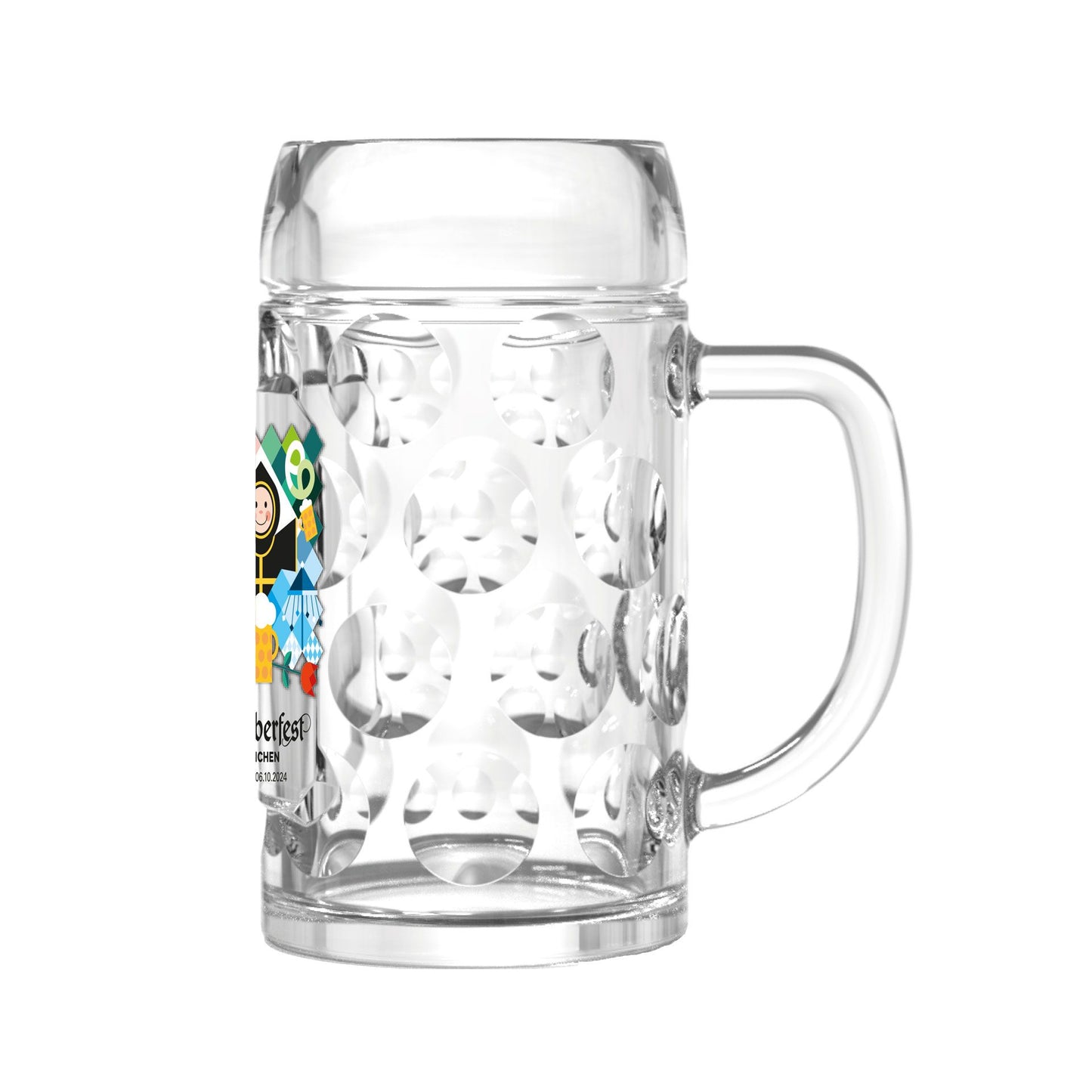 Wiesn™ Glass Mug Half 2024